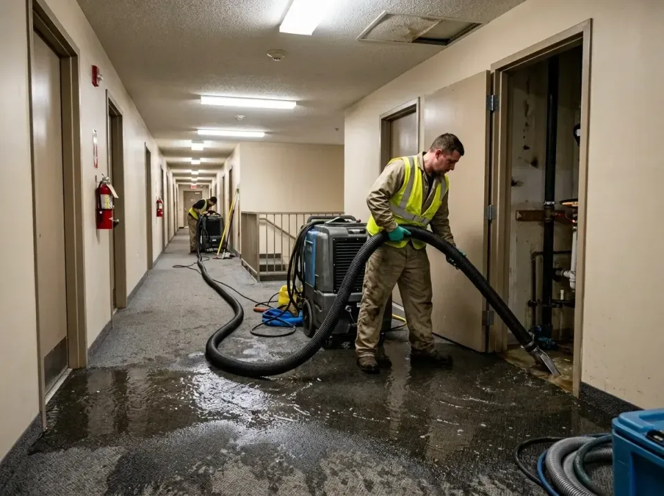 multi-unit-apartment-hallway-f-005 — frequently asked questions, Emergency Burst Pipe Water Extraction & Removal in Westgate…